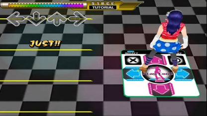 Dance Dance Revolution X for PlayStation 2 with rhythm-based dance gameplay and arcade-style music challenges gameplay 