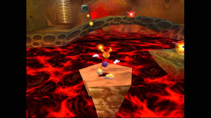 Rayman 2 The Great Escape for PlayStation 1 action platformer video game featuring colorful 3D worlds fluid platforming creative level design and the classic Ubisoft Rayman adventure experience gameplay