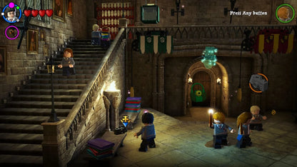 LEGO Harry Potter Years 5-7 Nintendo DS family-friendly adventure game with spellcasting puzzle solving and levels based on the later films gameplay