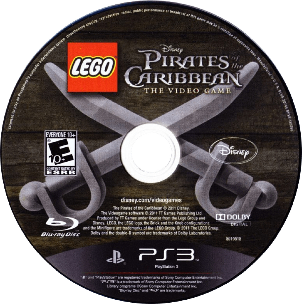 LEGO Pirates of the Caribbean for PlayStation 3 family friendly action adventure video game featuring cooperative gameplay humorous LEGO style storytelling iconic Disney pirate characters and classic film inspired levels disc
