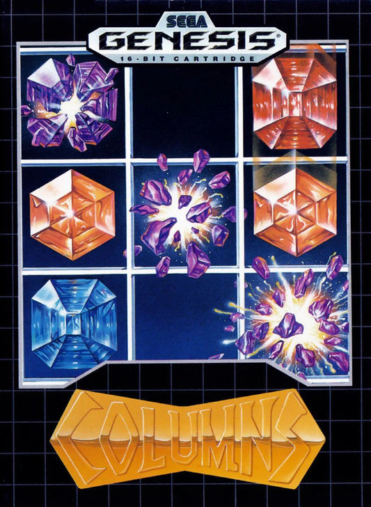Columns cover art for Sega Genesis (GEN) video game