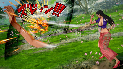 One Piece Burning Blood retro PlayStation 4 video game One Piece anime fighting game pirate battles action combat multiplayer console title PlayStation 4 release gameplay