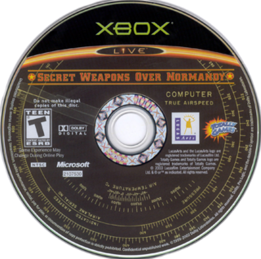 Secret Weapons Over Normandy gameplay for Xbox (XBOX) video game