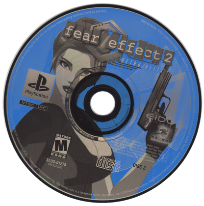 Fear Effect 2: Retro Helix Disc 2 for PlayStation 1 (PS1) retro video game