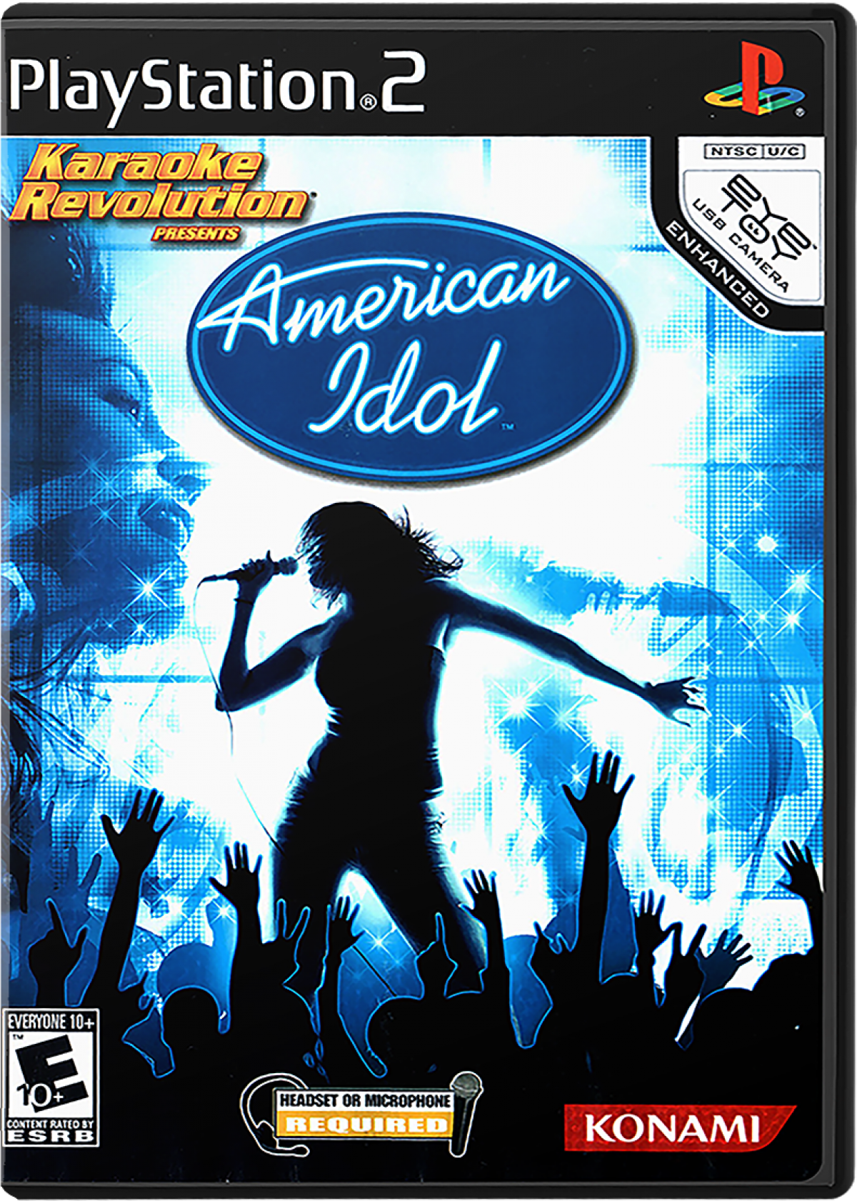 Karaoke Revolution Presents American Idol cover art for Playstation 2 (PS2) video game