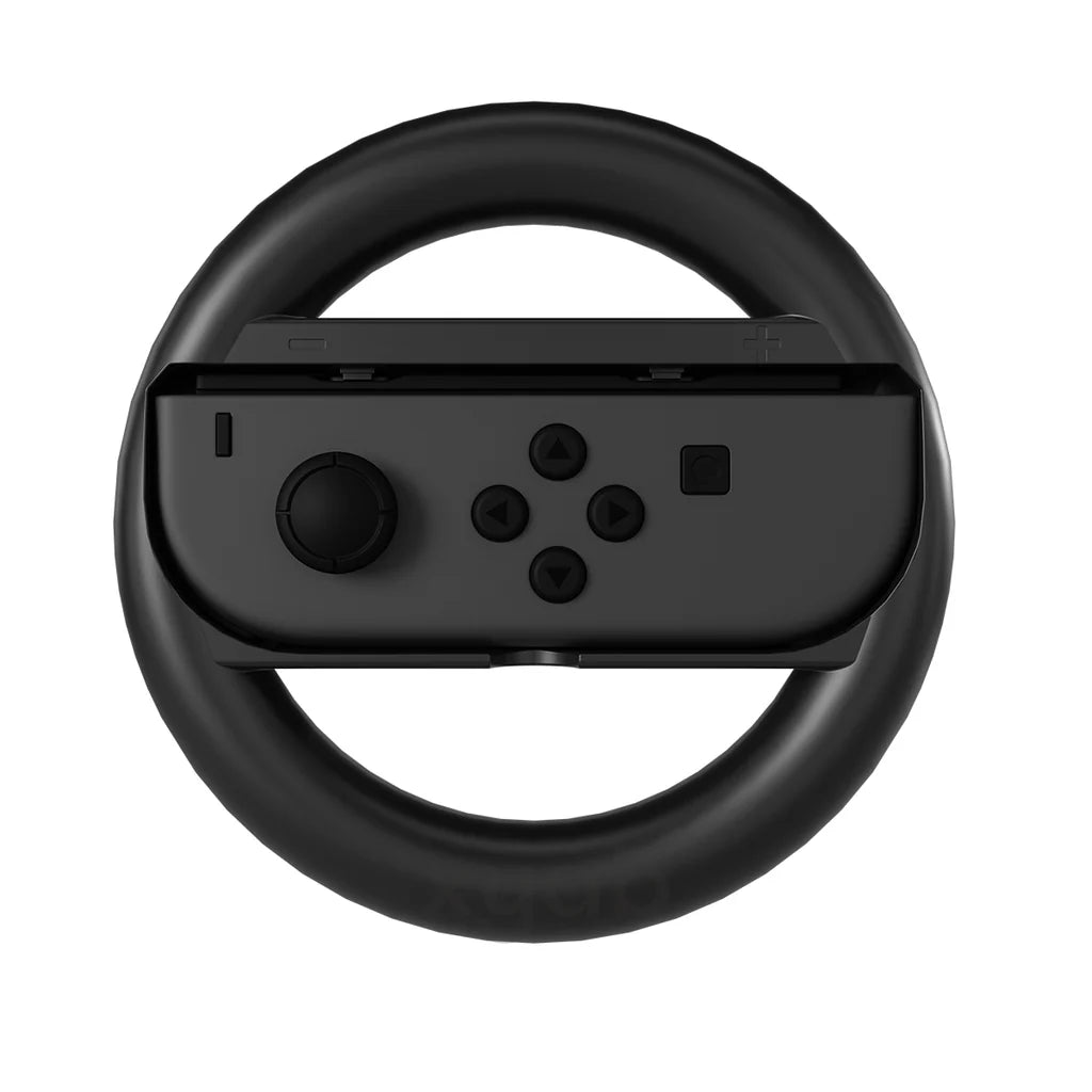 2 Pack Steering Wheel accessory for Nintendo Switch racing games compatible with Joy-Con controllers handheld racing wheel grips motion controls