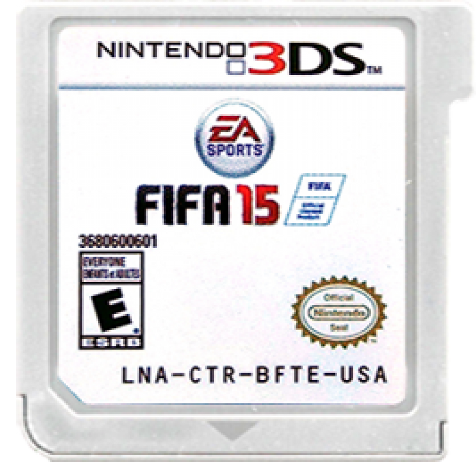 FIFA 15 cartridge for Nintendo 3DS (3DS) soccer sports video game
