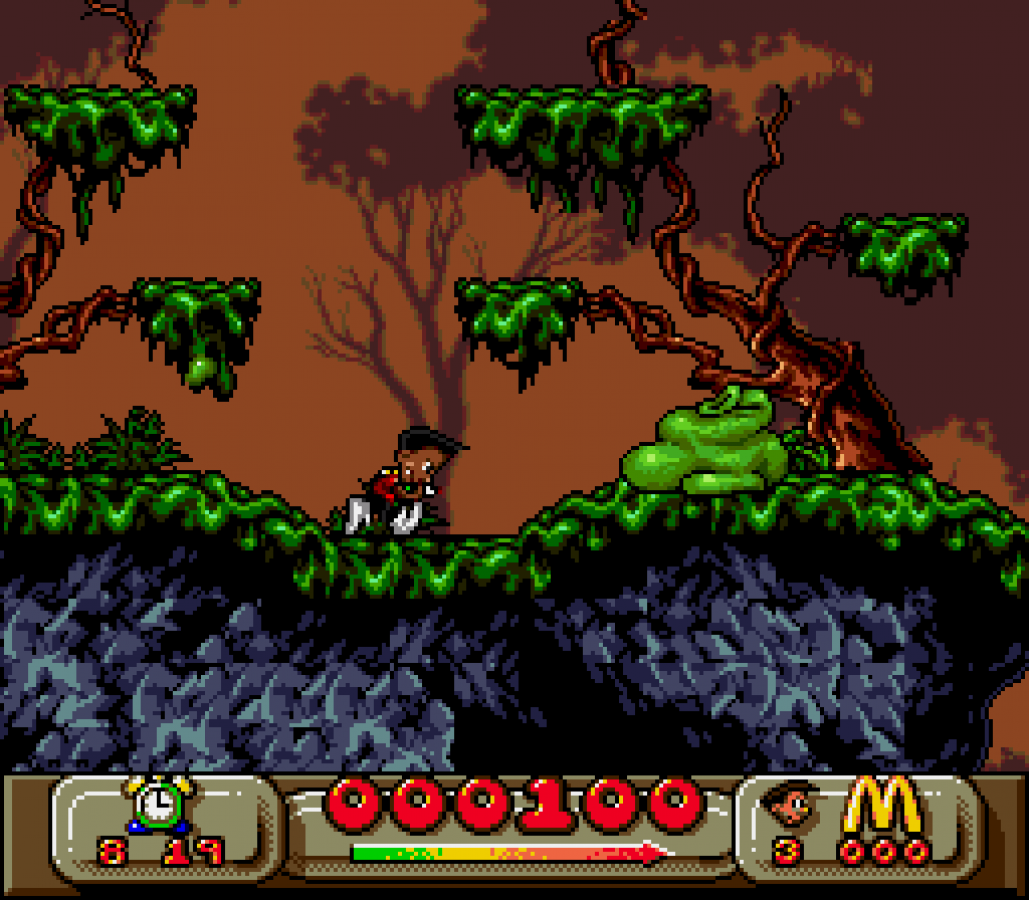 Mick and Mack as the Global Gladiators Sega Genesis retro video game action platformer gameplay (1992)