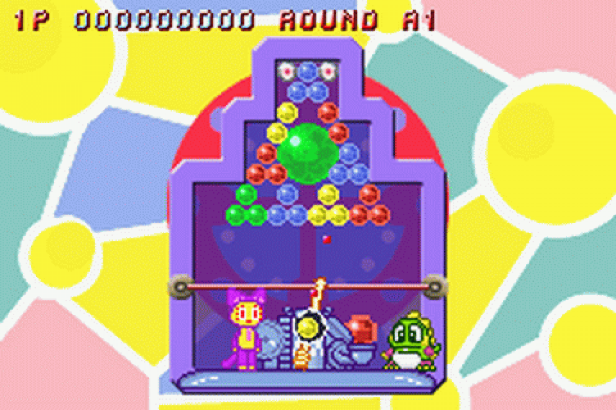 Super Bust-A-Move gameplay for Game Boy Advance (GBA) video game