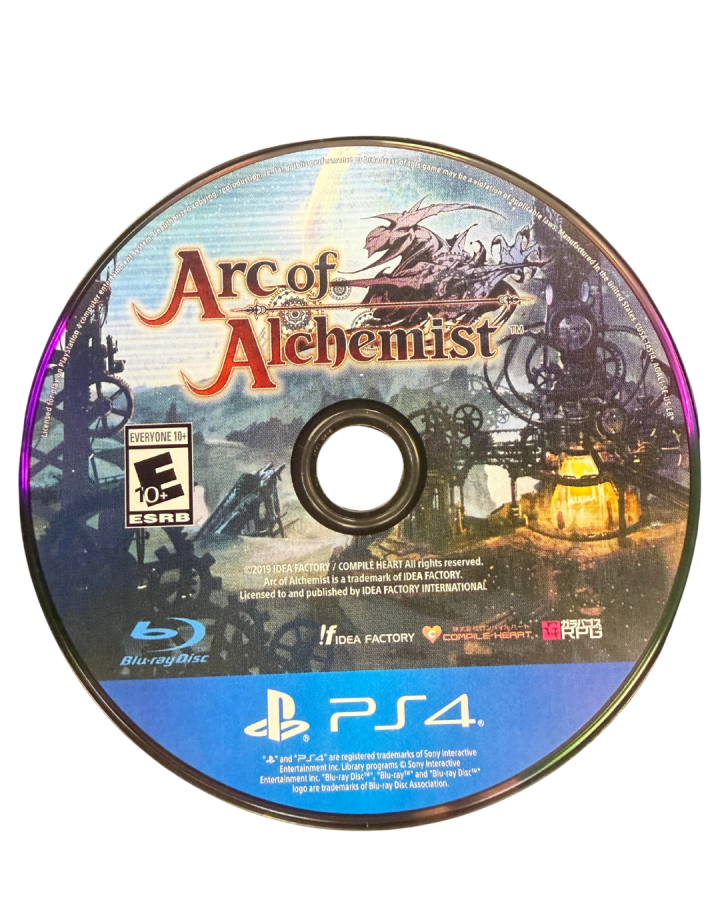 Arc of Alchemist for PlayStation 4 action RPG featuring desert exploration real time combat character switching and anime style story driven gameplay disc