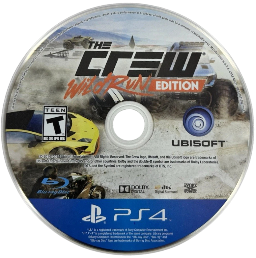 The Crew 2 – PlayStation 4 (PS4) video game disc, open-world racing