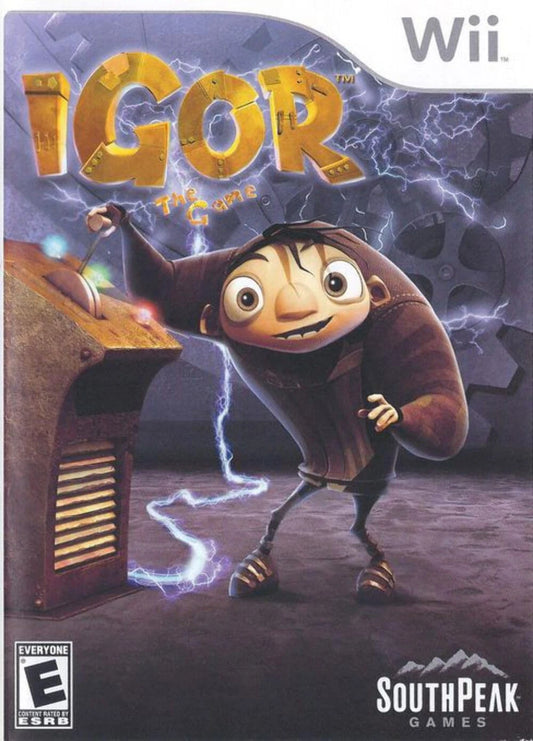Igor The Game – Nintendo Wii (Wii) action-adventure platformer video game cover art