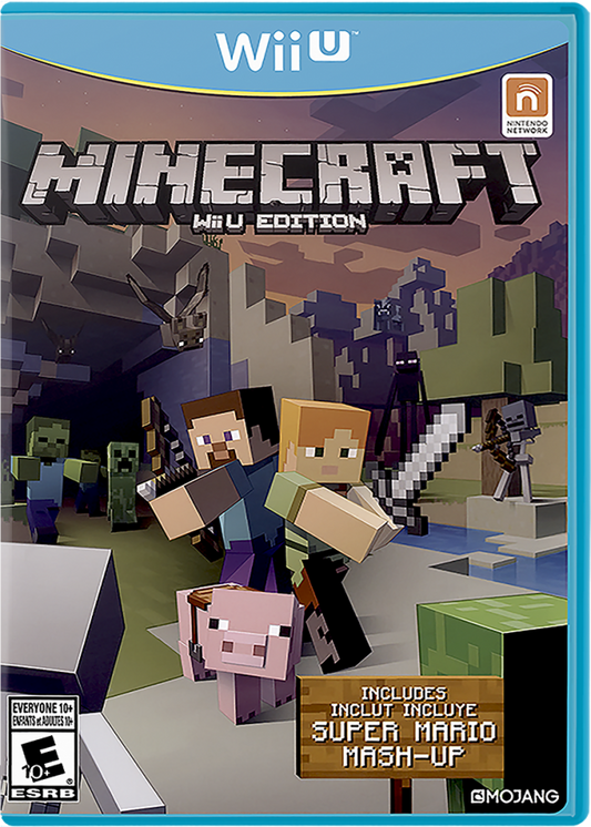 Minecraft WiiU Edition cover art for Nintendo Wii U (WiiU) video game