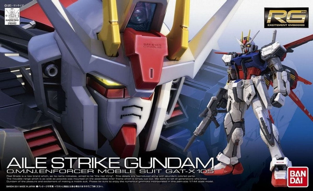 Gundam RG #3 GAT X105 Aile Strike model kit