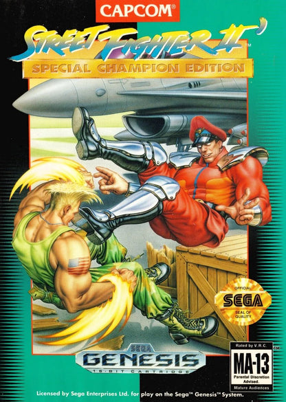 Street Fighter II: Special Champion Edition cover art for Sega Genesis (GEN) video game