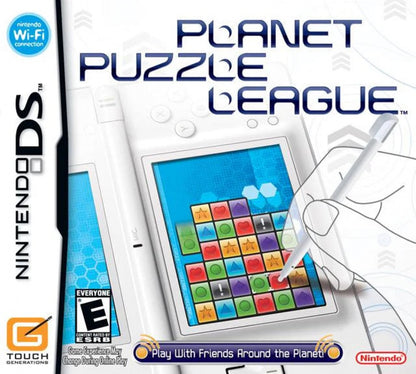 Planet Puzzle League cover art for Nintendo DS (DS) tile-matching puzzle video game