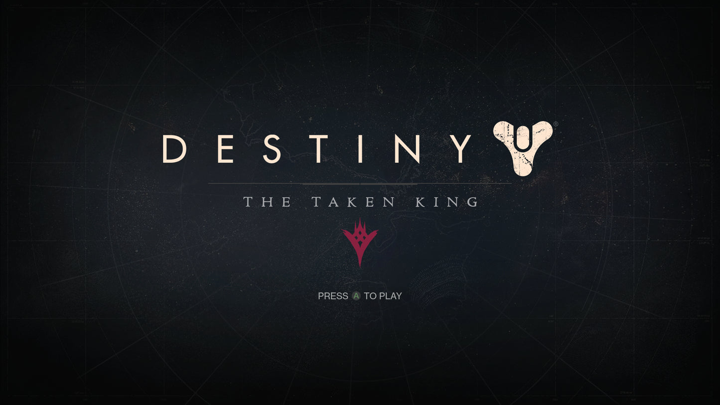 Destiny: Taken King [Legendary Edition] title screen for Xbox One (XONE) video game