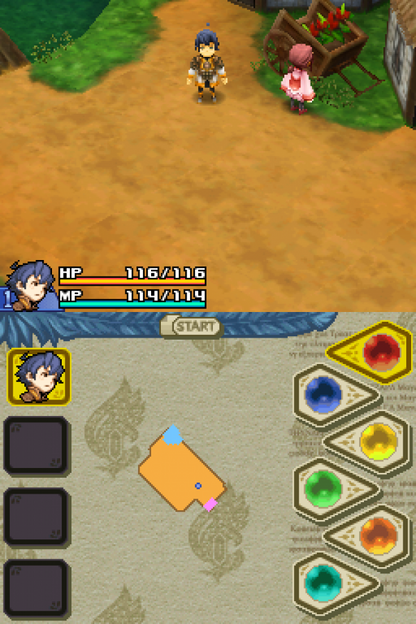 Final Fantasy Crystal Chronicles Echoes of Time Nintendo DS game featuring action RPG gameplay with real time combat dungeon exploration character customization and cooperative multiplayer in the Final Fantasy Crystal Chronicles universe gameplay  