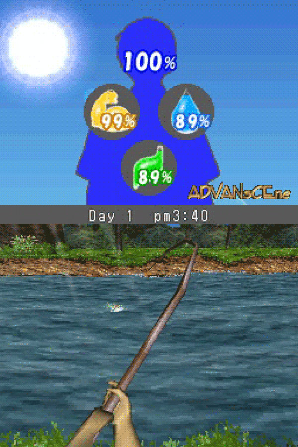Lost in Blue gameplay for Nintendo DS (DS) survival adventure video game