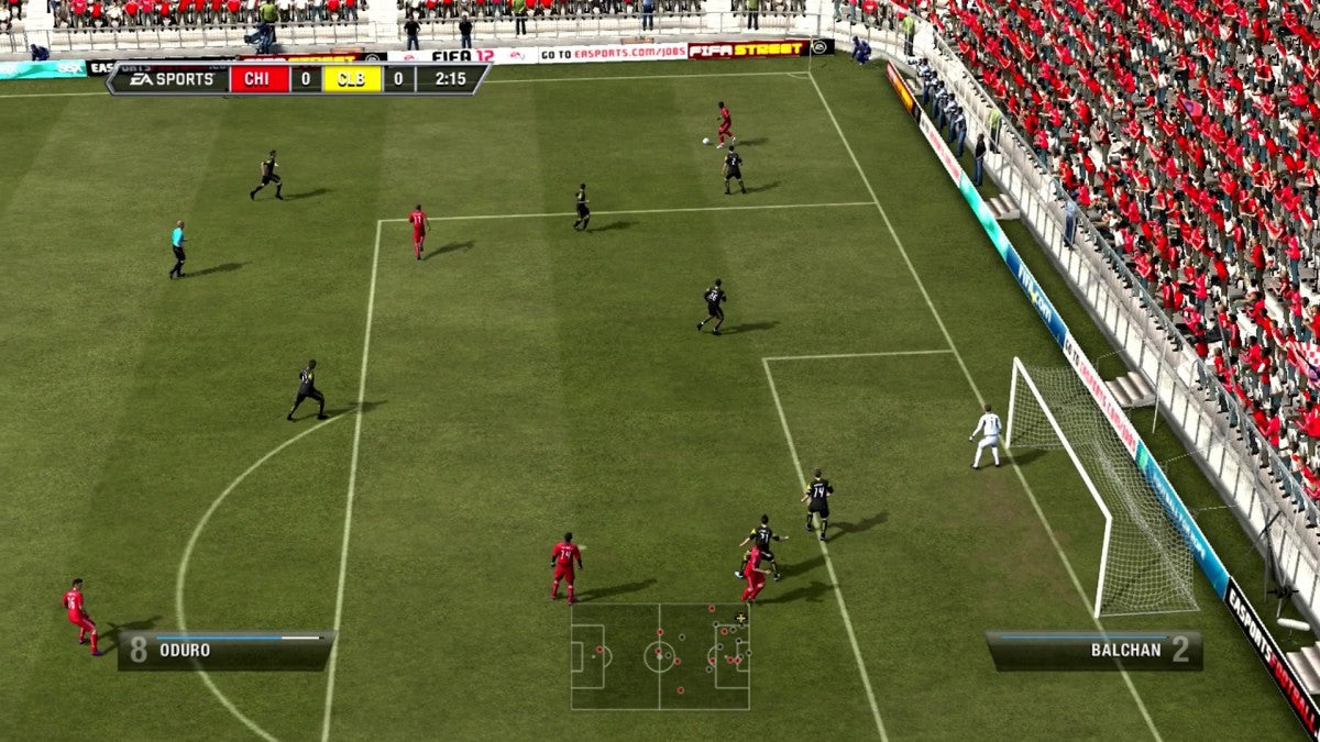 FIFA Soccer 12 gameplay for Xbox 360 (X360) sports soccer video game