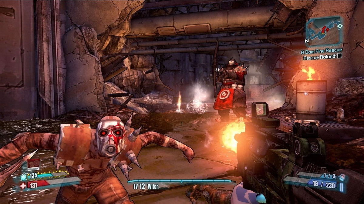 Borderlands The Handsome Collection PS4 game featuring cooperative looter-shooter gameplay, over-the-top humor, and remastered Borderlands adventures gameplay