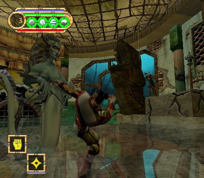 Godaai Elemental Force PS2 Sony PlayStation 2 action adventure fantasy RPG elemental powers fire water earth air combat magic based gameplay dungeon exploration boss battles retro gaming PlayStation 2 software video game title gameplay