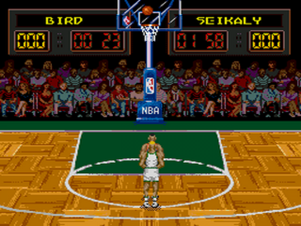 NBA All-Star Challenge gameplay for Sega Genesis (GEN) video game