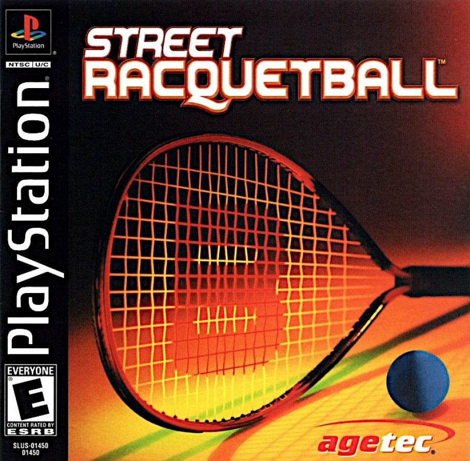 Street Racquetball retro sports arcade game for PlayStation 1 (PS1) cover art