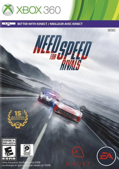 Need for Speed: Rivals cover art for Xbox 360 (X360) open-world racing video game