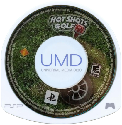 Hot Shots Golf: Open Tee disc for PlayStation Portable (PSP) golf sports game