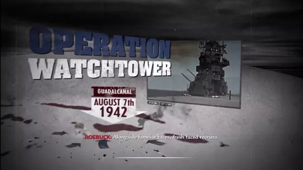 Call of Duty: World at War gameplay for Xbox 360 (X360) first-person shooter video game