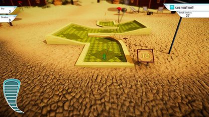 3D Mini Golf gameplay for PlayStation 4 (PS4) sports mini golf game