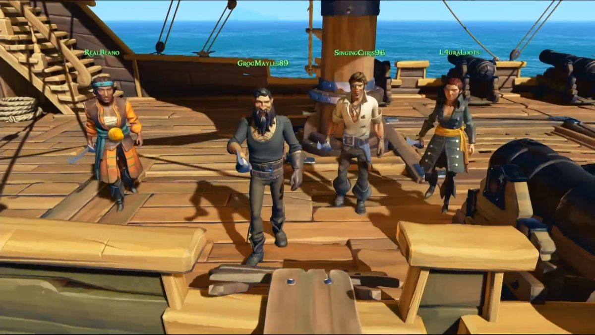 Sea of Thieves Xbox One open-world pirate adventure with cooperative sailing exploration and treasure hunting gameplay