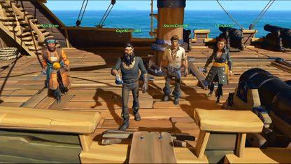 Sea of Thieves Xbox One open-world pirate adventure with cooperative sailing exploration and treasure hunting gameplay