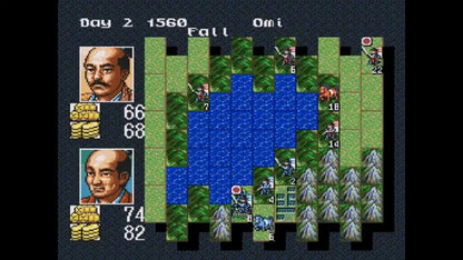Nobunaga's Ambition Sega Genesis GEN for retro video game enthusiasts featuring historical strategy simulation gameplay feudal Japan conquest tactical warfare resource management diplomacy turn based decision making and collectible gaming appeal gameplay