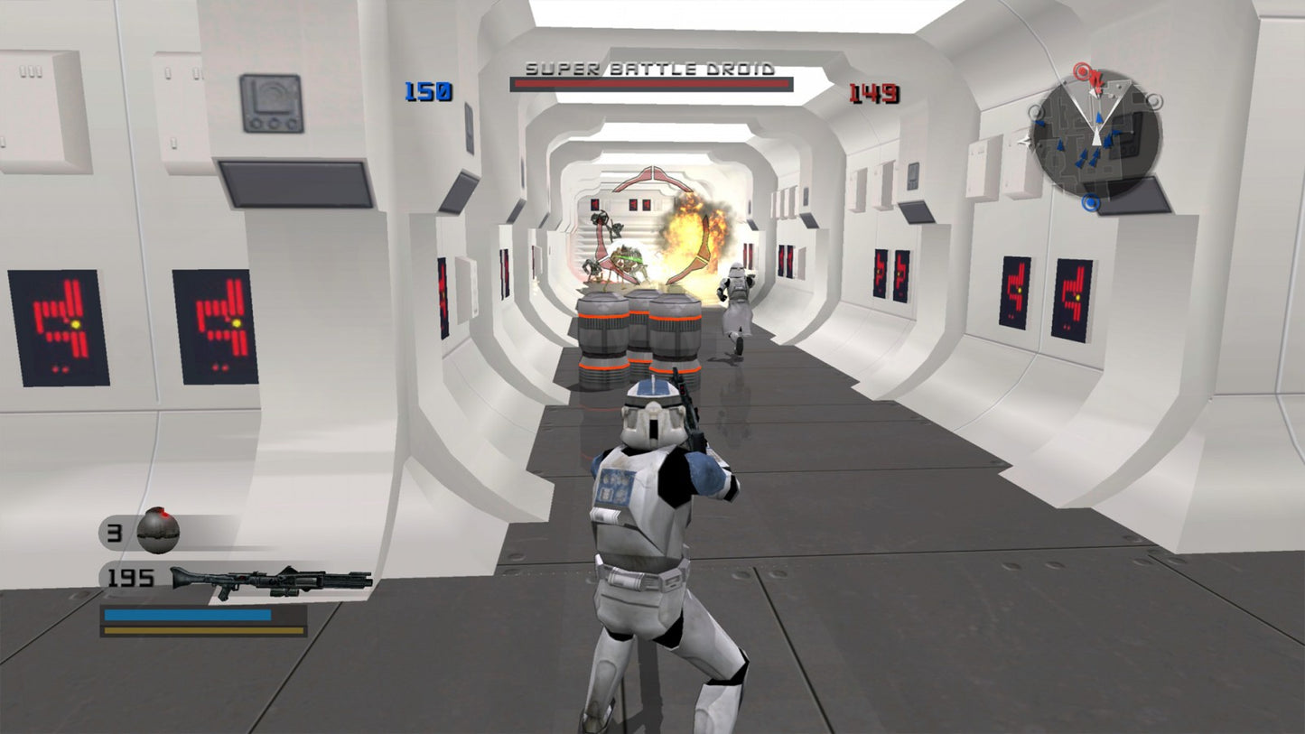 Star Wars Battlefront II Xbox inspired design featuring epic sci fi warfare aesthetic galactic battles iconic heroes and villains infantry combat space dogfights Clone Wars action immersive Star Wars adventure nostalgic multiplayer presentation gameplay 
