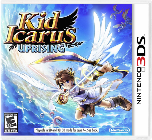 Kid Icarus: Uprising cover art for Nintendo 3DS (3DS) video game