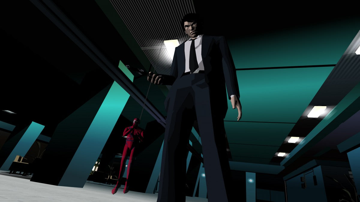 Killer7 Nintendo GameCube GCN for action adventure video game fans featuring stylish cel shaded visuals psychological thriller storyline first person shooting puzzle solving multiple playable assassins unique gameplay mechanics surreal atmosphere cult classic Capcom adventure collectible gaming appeal gameplay