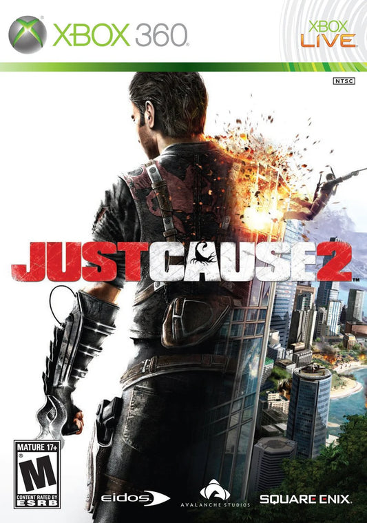 Just Cause 2 cover art for Xbox 360 (X360) video game