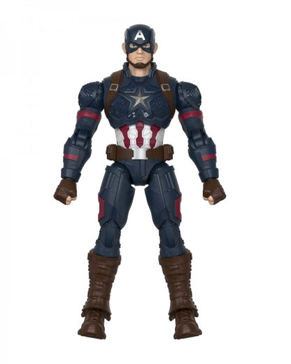 Blokees Marvel Infinity Saga Champion Class Captain America 81115 model kit, buildable superhero figure, articulated display model, Marvel collectible front figurre view