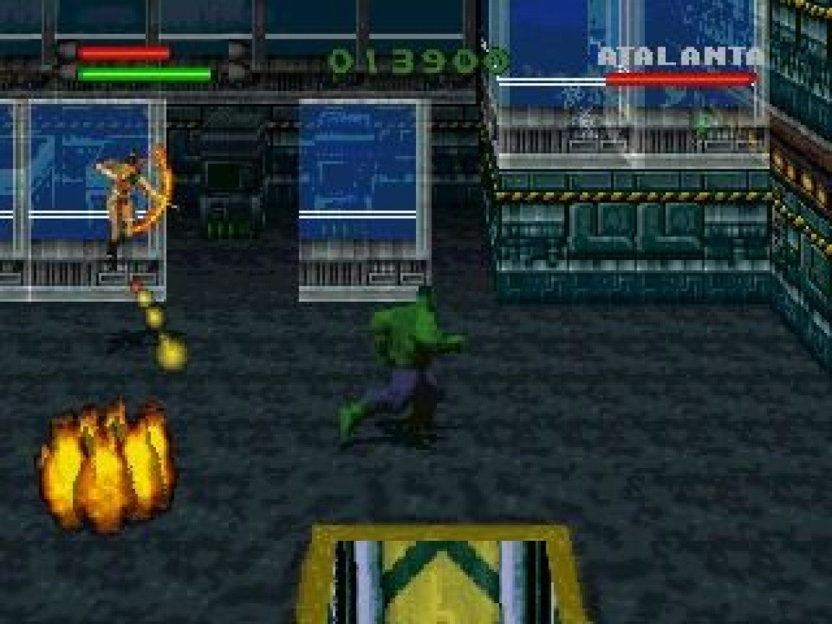 Incredible Hulk: The Pantheon Saga retro superhero action fighting game for PlayStation 1 (PS1) gameplay