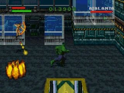 Incredible Hulk: The Pantheon Saga retro superhero action fighting game for PlayStation 1 (PS1) gameplay