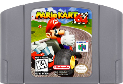 Mario Kart 64 cartridge for Nintendo 64 (N64) video game