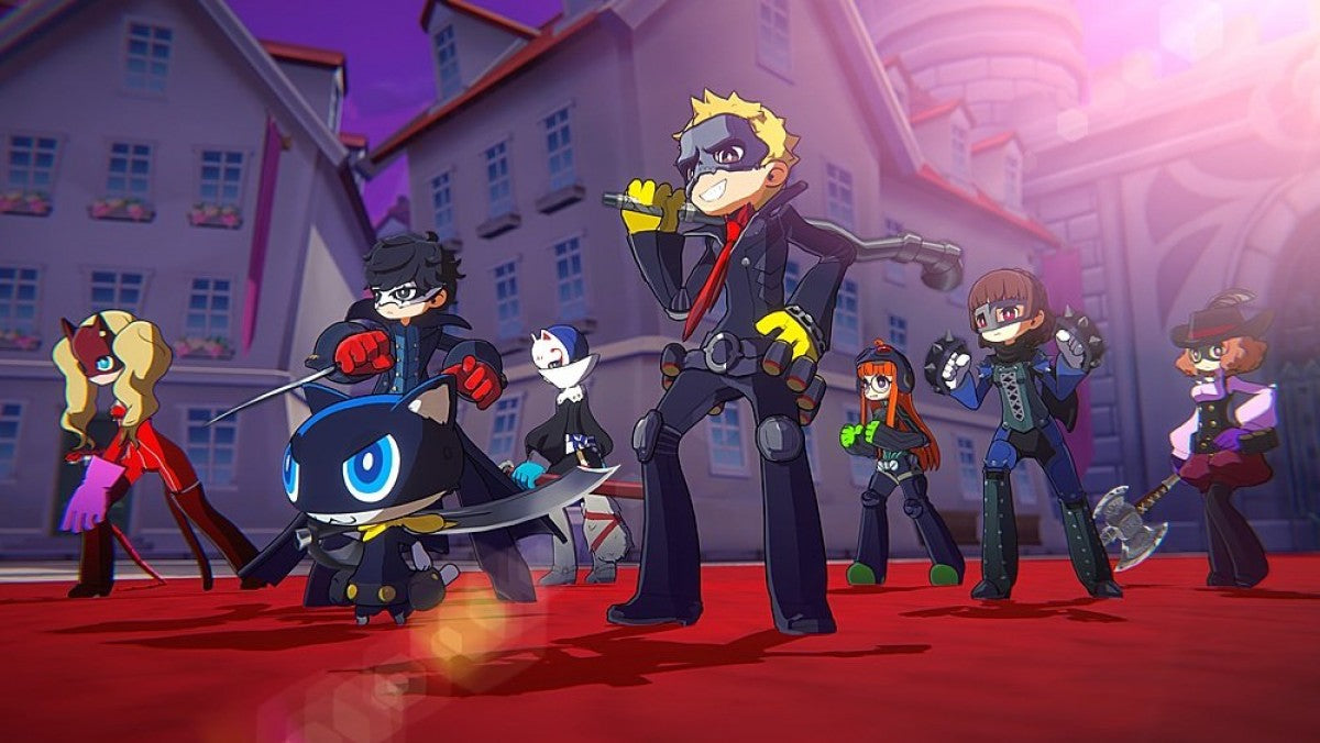 Persona 5 Tactica Nintendo Switch inspired design featuring tactical strategy role playing adventure aesthetic Phantom Thieves squad combat grid based battles stylish anime visuals character driven storytelling turn based gameplay and vibrant fantasy revolution presentation gameplay