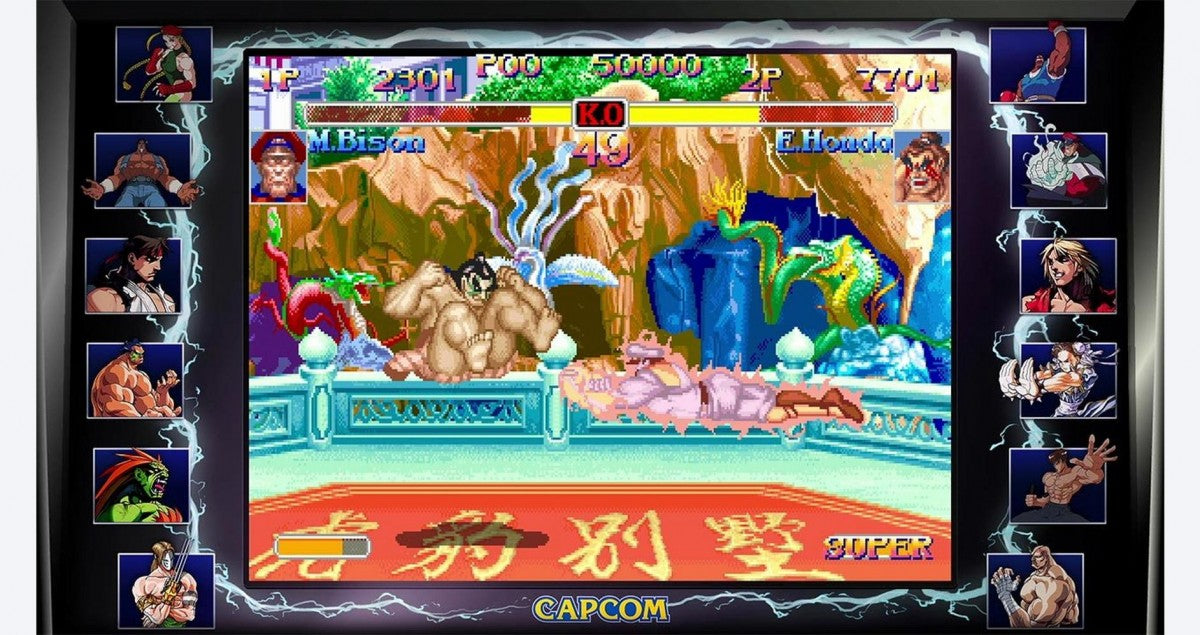 Street Fighter 30th Anniversary Collection gameplay image for Nintendo Switch (NS) video game
