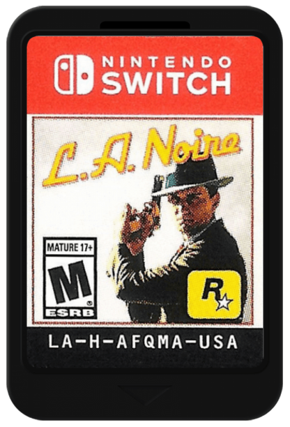 L.A. Noire cartridge for Nintendo Switch (NS) action video game