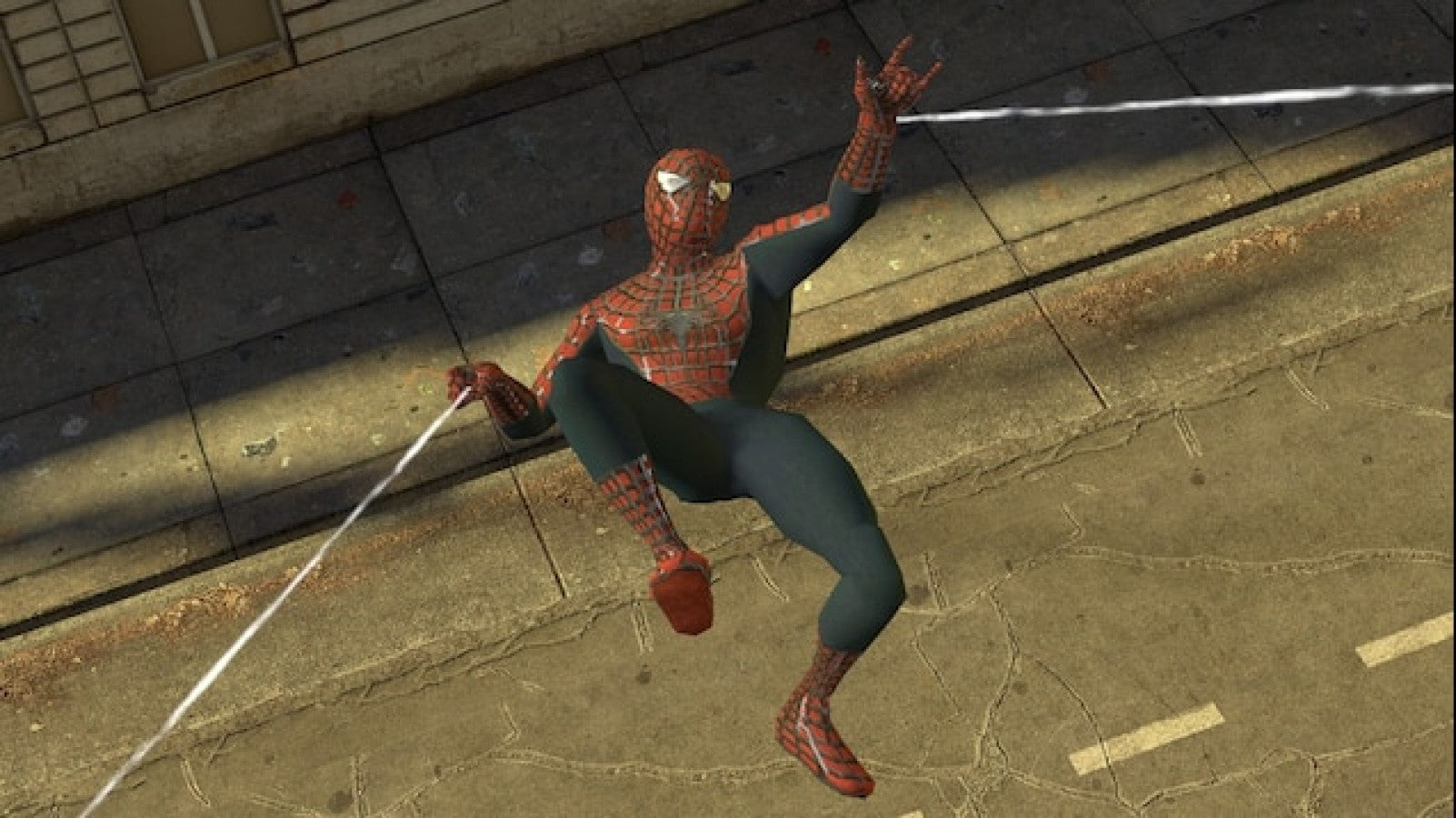 Spider-Man 2 Nintendo GameCube open-world action-adventure web-swinging combat missions based on the film Doctor Octopus villain gameplay