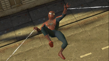 Spider-Man 2 Nintendo GameCube open-world action-adventure web-swinging combat missions based on the film Doctor Octopus villain gameplay
