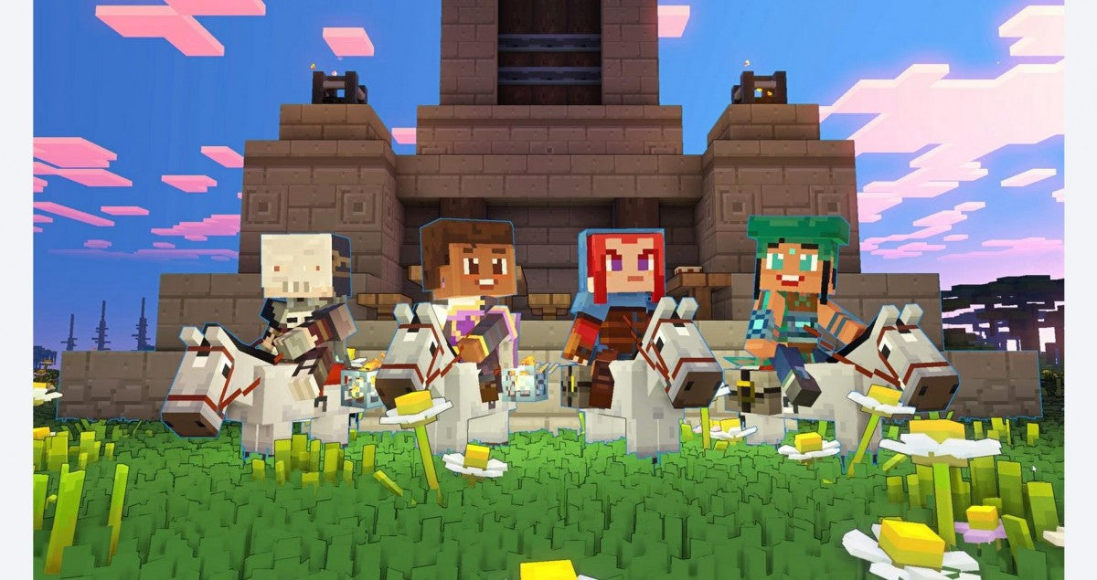 Minecraft Legends – Nintendo Switch (NS) gameplay image for video game for NS