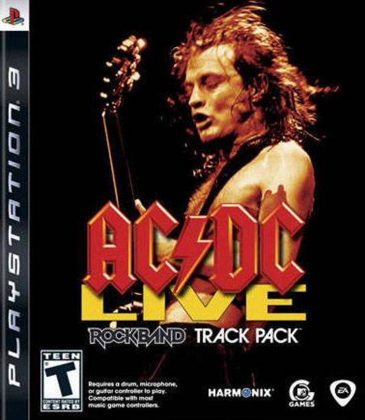 AC/DC Live: Rock Band Track Pack cover art for PlayStation 3 (PS3) video game